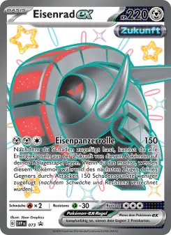 Pokémon-Karte Eisenrad-ex 073/225