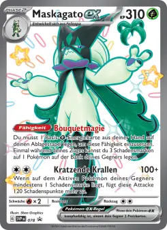 Pokémon-Karte Maskagato-ex 078/225