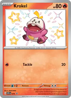 Pokémon-Karte Krokel 079/225