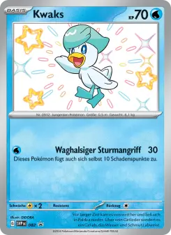 Pokémon-Karte Kwaks 082/225