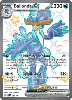 Pokémon-Karte Bailonda-ex 084/225