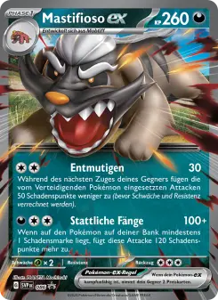 Pokémon-Karte Mastifioso-ex 086/225