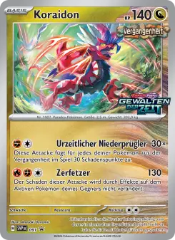 Pokémon-Karte Koraidon 091/225