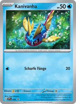 Pokémon-Karte Kanivanha 093/225
