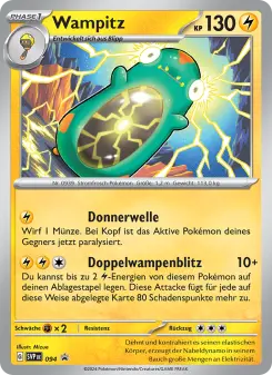 Pokémon-Karte Wampitz 094/225