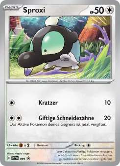 Pokémon-Karte Sproxi 099/225