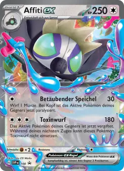 Pokémon-Karte Affiti-ex 100/225