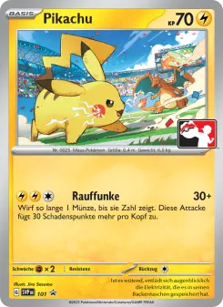 Pokémon-Karte Pikachu 101/225