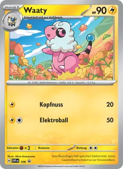 Pokémon-Karte Waaty 108/225