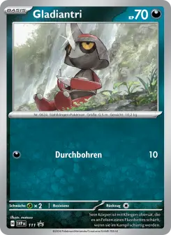 Pokémon-Karte Gladiantri 111/225