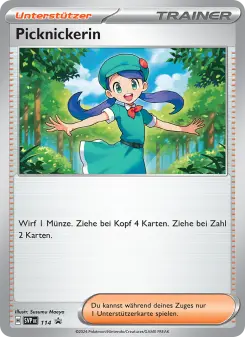 Pokémon-Karte Picknickerin 114/225