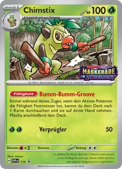 Pokémon-Karte Chimstix 115/225