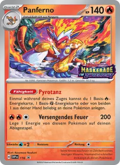 Pokémon-Karte Panferno 116/225
