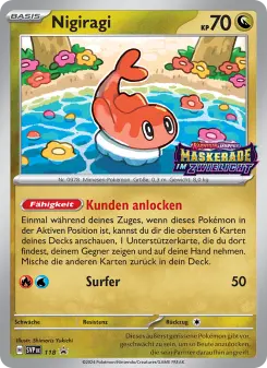 Pokémon-Karte Nigiragi 118/225