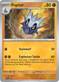 Pokémon-Karte Pupitar 120/225