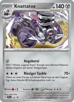 Pokémon-Karte Knattatox 121/225