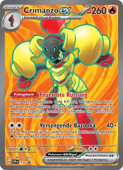 Pokémon-Karte Crimanzo-ex 125/225