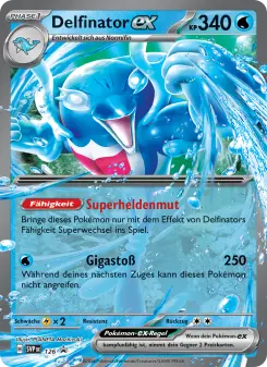 Pokémon-Karte Delfinator-ex 126/225