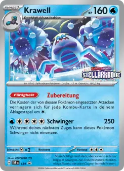Pokémon-Karte Krawell 134/225