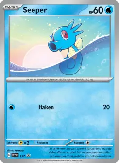 Pokémon-Karte Seeper 137/225