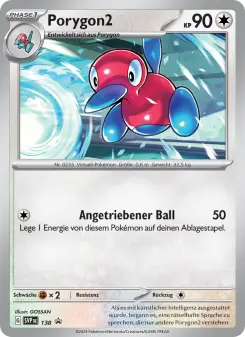 Pokémon-Karte Porygon2 138/225