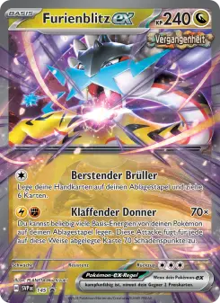 Pokémon-Karte Furienblitz-ex 145/225