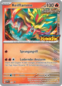 Pokémon-Karte Keilflamme 151/225