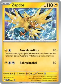 Pokémon-Karte Zapdos 157/225