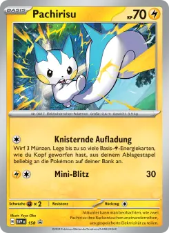 Pokémon-Karte Pachirisu 158/225