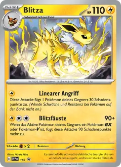 Pokémon-Karte Blitza 169/225