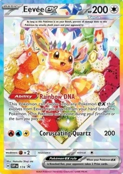 Pokémon-Karte Evoli-ex 174/225