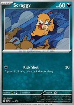 Pokémon-Karte Zurrokex 186/225