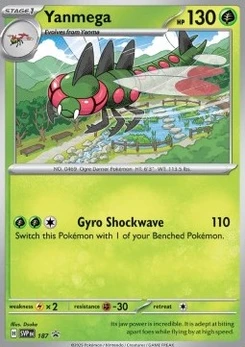 Pokémon-Karte Yanmega 187/225