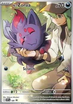 Pokémon-Karte Ns Zorua 189/225