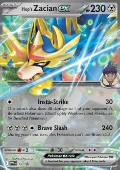 Pokémon-Karte Hops Zacian-ex 193/225