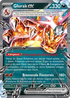 Pokémon-Karte Glurak-ex 196/225