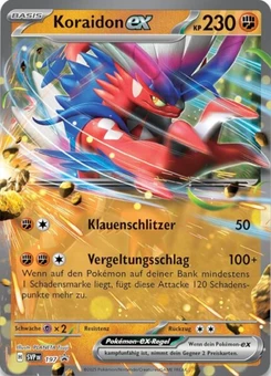 Pokémon-Karte Koraidon-ex 197/225