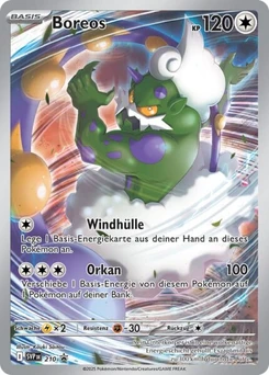 Pokémon-Karte Boreos 210/225