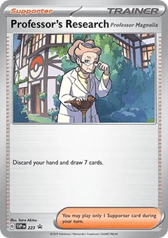 Pokémon-Karte Forschung des Professors 223/225