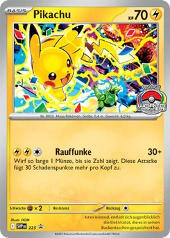 Pokémon-Karte Pikachu 225/225
