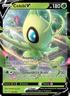 Pokémon-Karte Celebi V 001/202