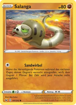 Pokémon-Karte Salanga 107/202