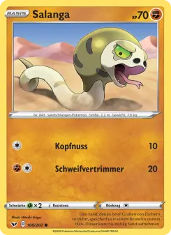 Pokémon-Karte Salanga 108/202