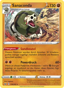 Pokémon-Karte Sanaconda 110/202