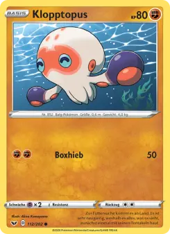 Pokémon-Karte Klopptopus 112/202