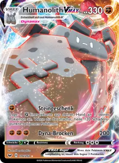 Pokémon-Karte Humanolith VMAX 116/202