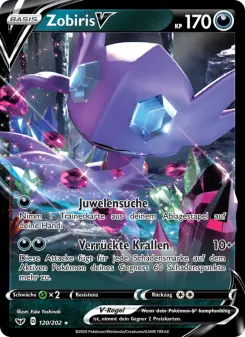 Pokémon-Karte Zobiris V 120/202