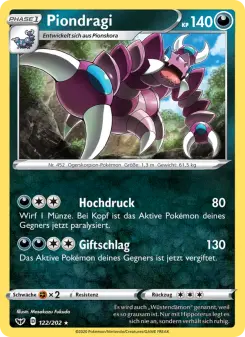 Pokémon-Karte Piondragi 122/202