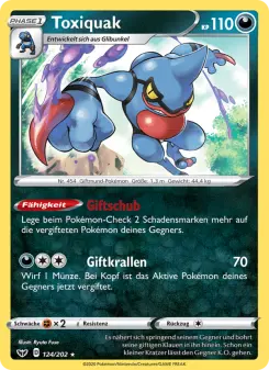 Pokémon-Karte Toxiquak 124/202