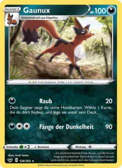Pokémon-Karte Gaunux 126/202